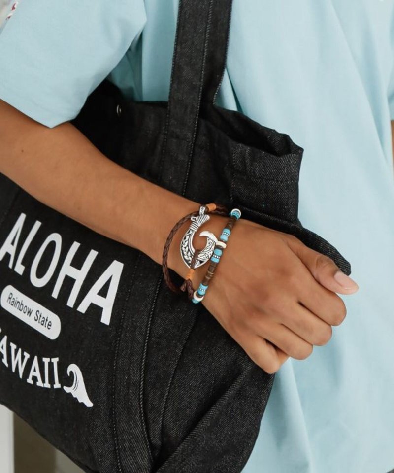 【熱門預購】男款魚鉤造型手鍊 (2色) 42TZ6102 - 手鍊/手鐲 - 其他材質 