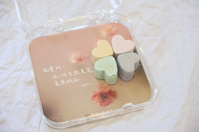 Original Feeling Cement Lucky Four-Leaf Clover Completely Beautiful Chinese Scripture - Incense Diffusing Stone - น้ำหอม - ปูน หลากหลายสี