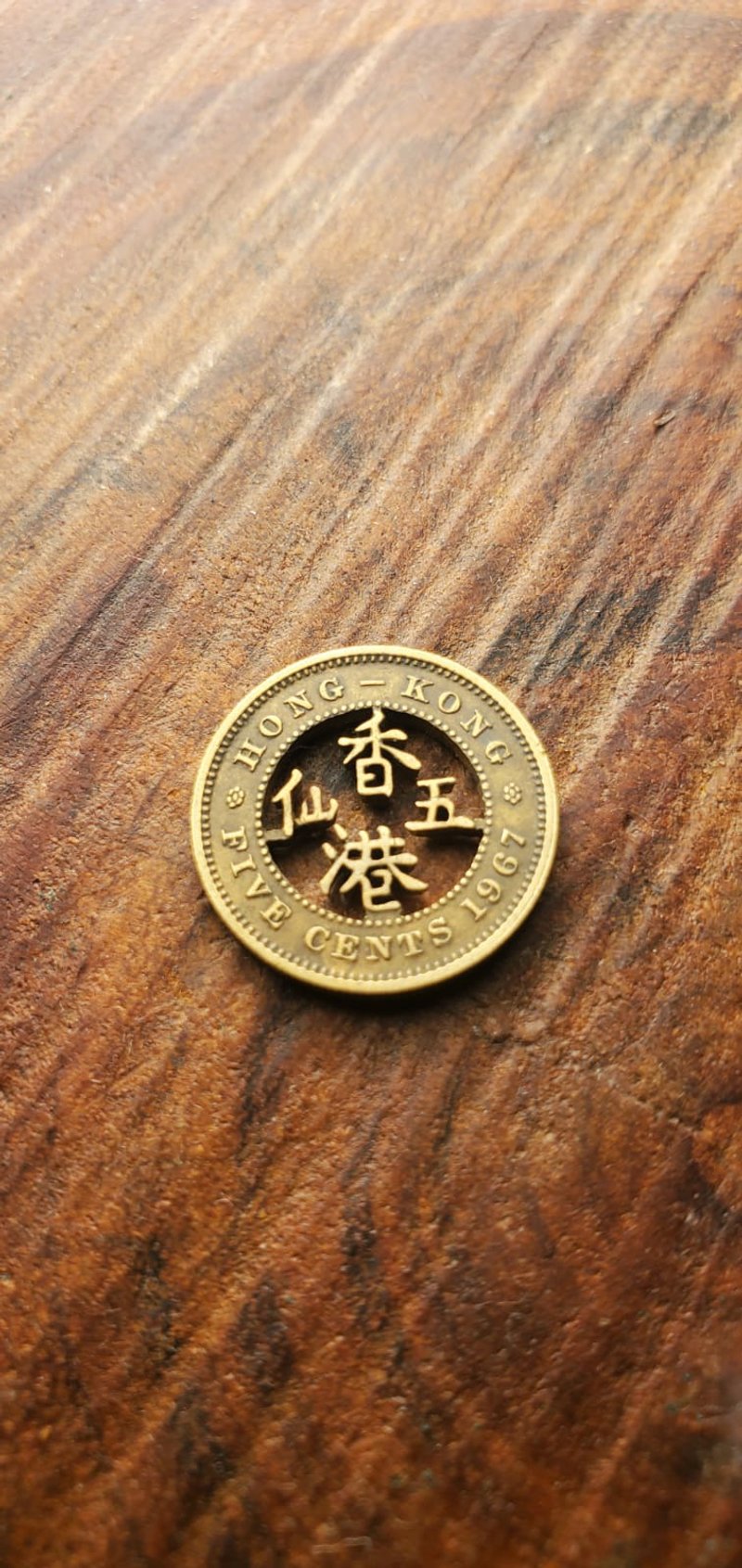 硬幣改造飾物 (香港五仙) - 其他 - 其他金屬 金色