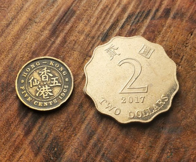 硬幣改造飾物(香港五仙) Mankitation - Pinkoi 限時優惠活動
