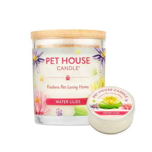 毛寵世代旗艦店 【美國PET HOUSE】室內除臭寵物香氛蠟燭-睡蓮