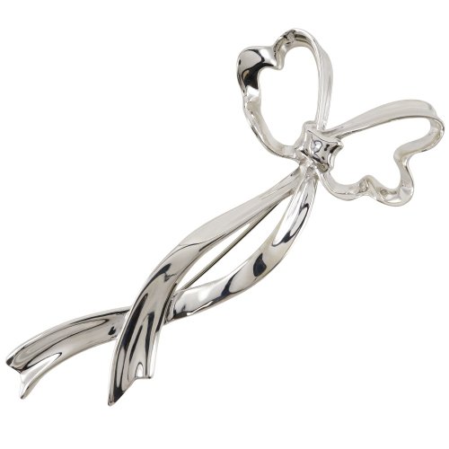 極美品 Tiffany SILVER 925 リボンモチーフ ブローチ 銀 極美品 Tiffany SILVER 925 リボンモチーフ ブローチ 銀
