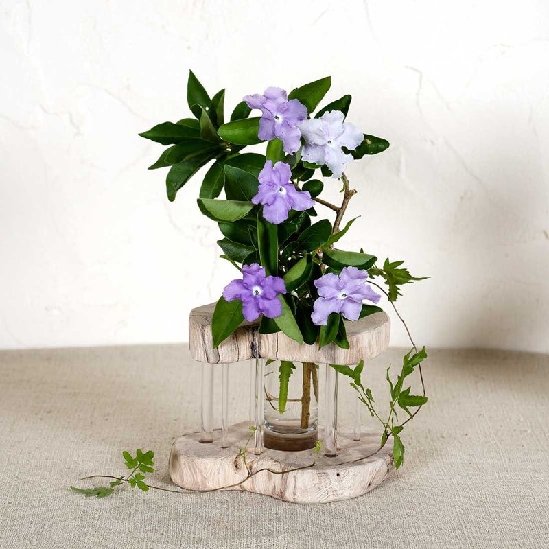 Why not decorate it with your favorite flowers? Driftwood vase, wooden vase, - Pottery & Ceramics - Wood Brown