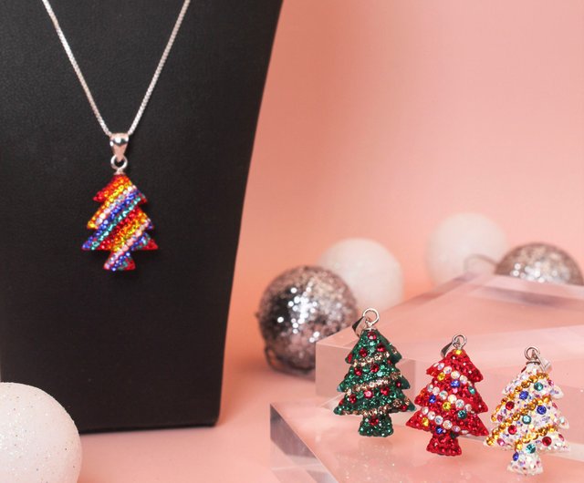 SWSジュエリー】ミニクリスマスツリー スターリングシルバー