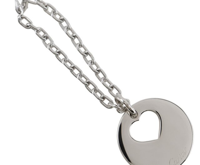 カルティエ キーホルダー レディース シルバー 中古 カルティエ キーリング ロゴプレート シルバー Cartier カルティエ