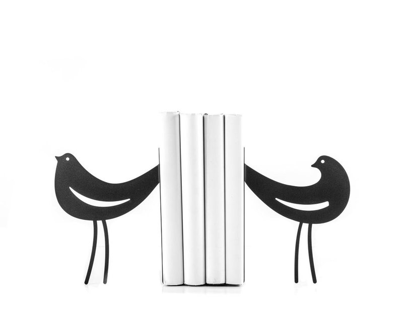 Metal Bookends Interaction // functional decor for modern home // FREE SHIPPING/ - 擺飾/家飾品 - 其他材質 黑色