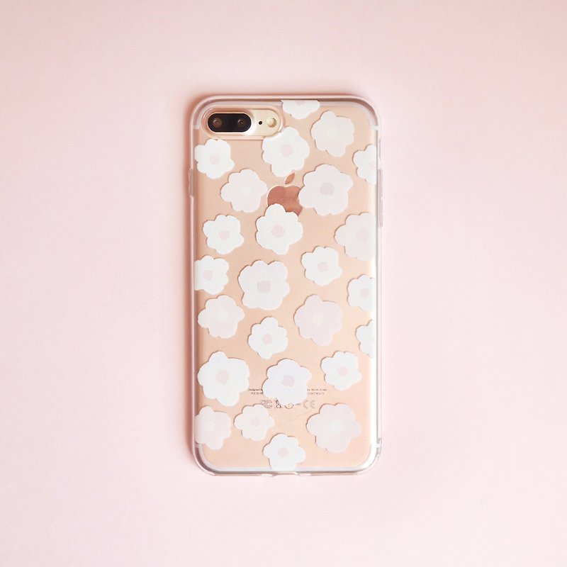Cotton Cloud Flower Mobile Shell - Phone Cases - Silicone Pink