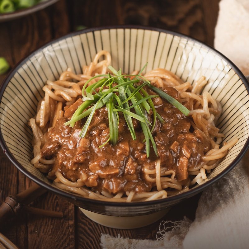 [Good Food] Fried Linen Shuang Sauce Dry Noodles (140g/serving) - Noodles - Other Materials Khaki