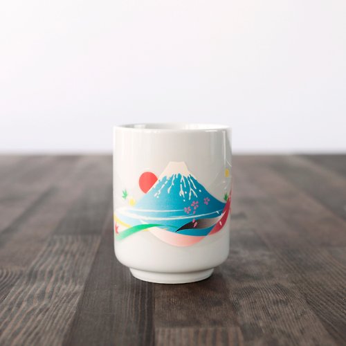 MARUMO TAKAGI TOUKI Co., Ltd. 富士山 感溫變色 茶杯 湯吞