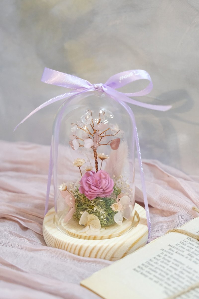 Good Luck Pink Crystal Energy Tree New Home Gift Office Decoration Home Decoration - Items for Display - Plants & Flowers Pink