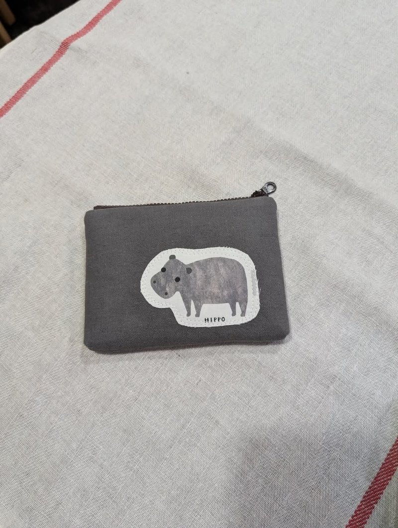 動物收納零錢包 - 零錢包/小錢包 - 棉．麻 