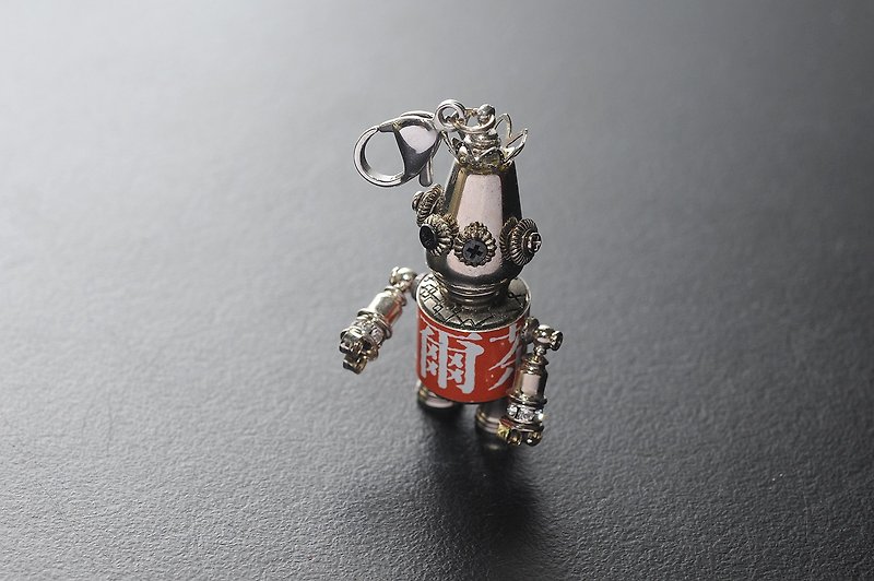 King Robot Pocket Miniatures - สร้อยคอ - โลหะ 