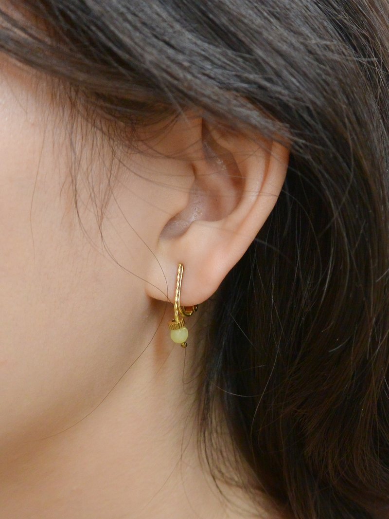 Flying Lemon - Earrings & Clip-ons - Gemstone Yellow