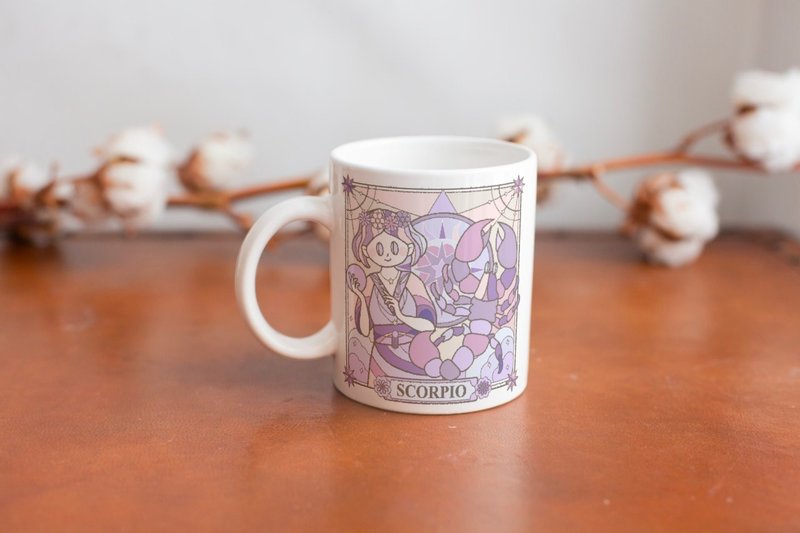 Duck Graffiti | Constellation Series |  Scorpio Mug - Mugs - Pottery 