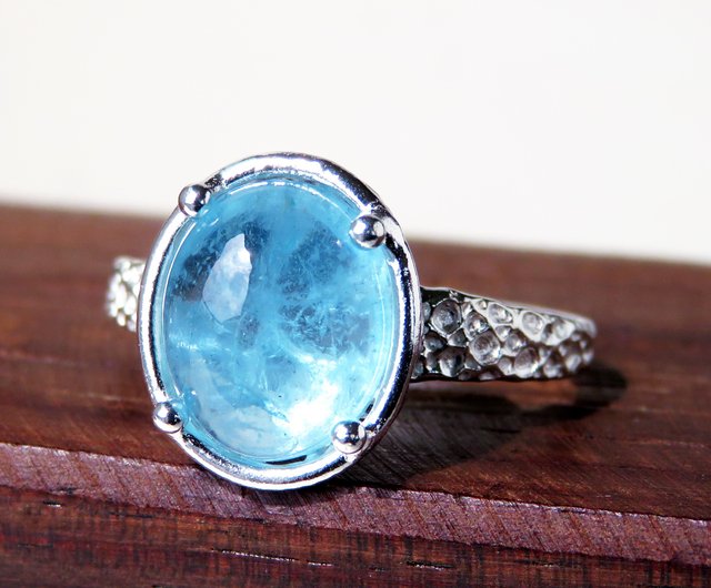 アクアマリンリング / Aquamarine Ring - ショップ NATSU WORKS リング