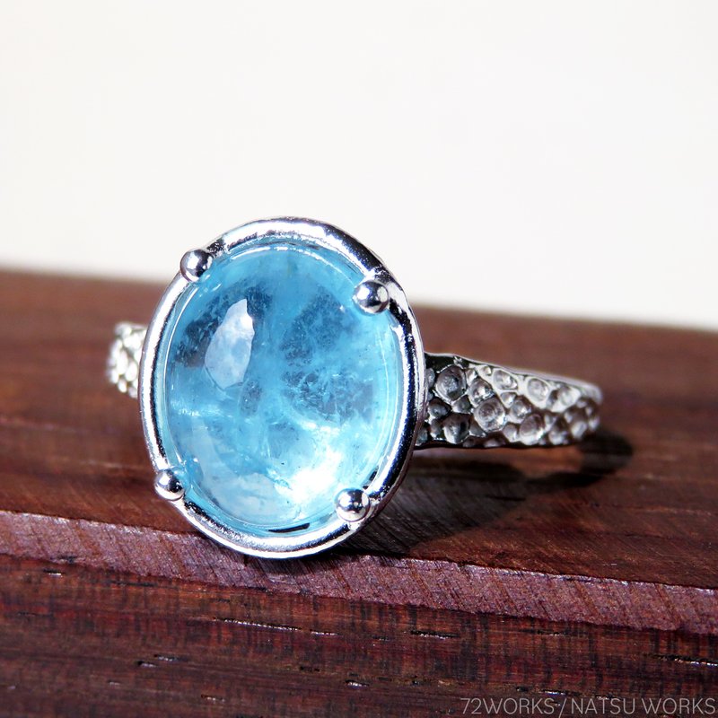 アクアマリンリング / Aquamarine Ring - 戒指 - 寶石 藍色