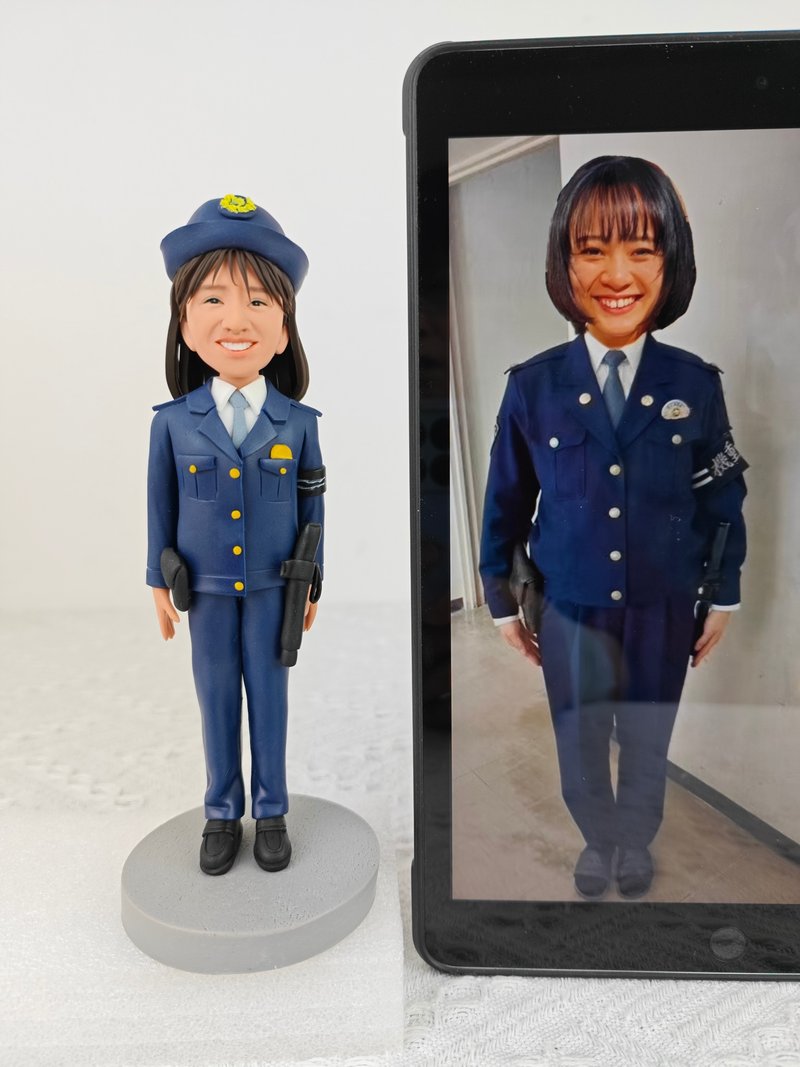客制化人物公仔 人偶 3D人像畫 似顏繪 肖像 定制 生日 紀念 禮物 - 公仔/玩偶 - 黏土 多色