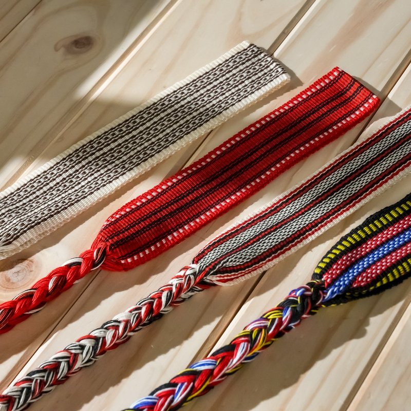 【原風藝站】手工平織頭帶 | 原住民 族服 台灣印象 豐年祭 - 頭箍/髮帶/髮圈 - 其他材質 紅色