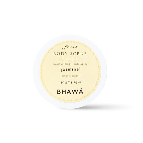 BHAWA Hong Kong 泰國 BHAWA SPA專用 全天然新鮮身體磨砂膏 茉莉花香 150g