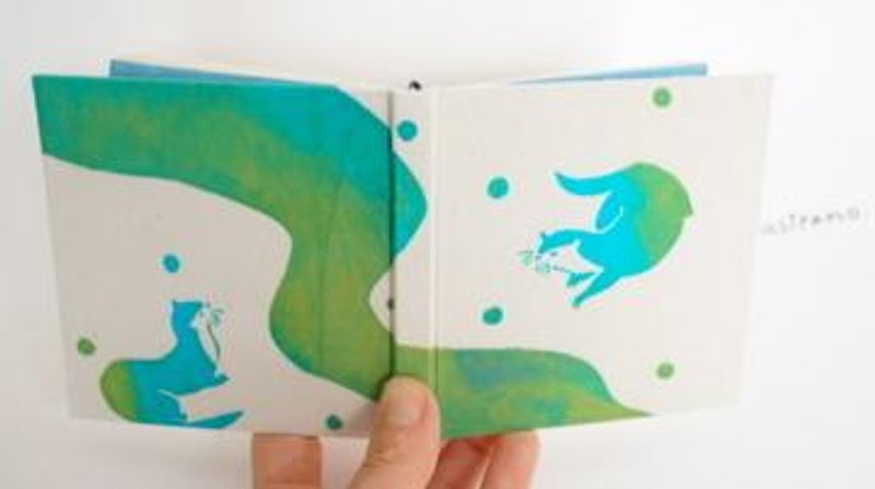 100 that &quot;the river beyond the otter&quot; stencil dyeing notebook