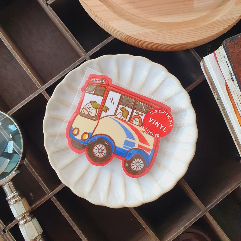 Rapid Bus Vinyl Sticker - 貼紙 - 其他材質 多色