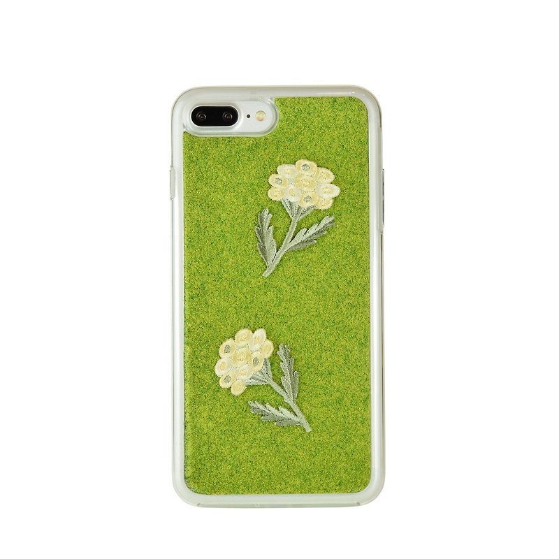 [iPhone7 Plus Case] Shibaful -Mill Ends Park Botanical Tansy - for iPhone 7 Plus - スマホケース - その他の素材 グリーン