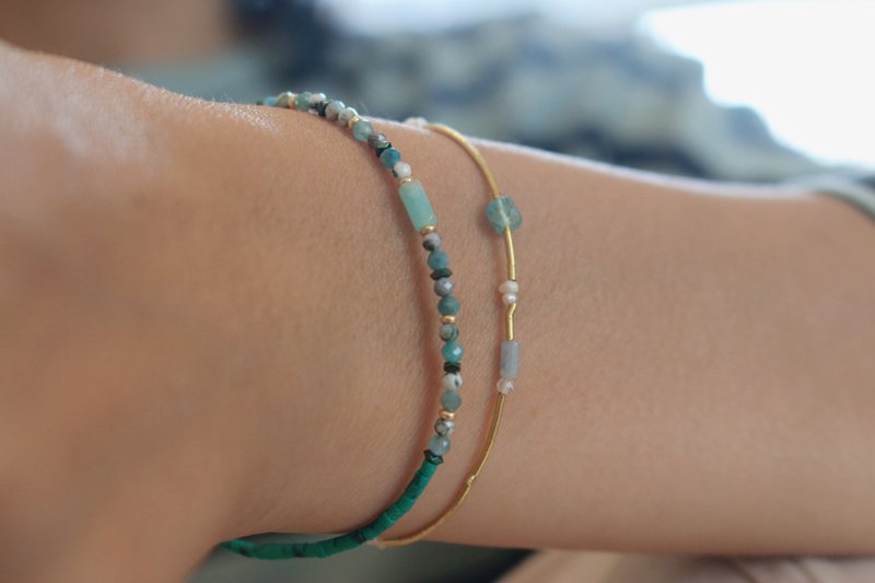 How long did it take to clear the product bracelet Amazonite natural Stone- - Bracelets - Semi-Precious Stones Green