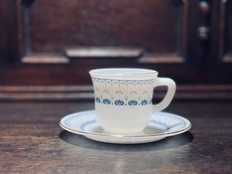 Peacock coffee cup set - แก้วมัค/แก้วกาแฟ - แก้ว 