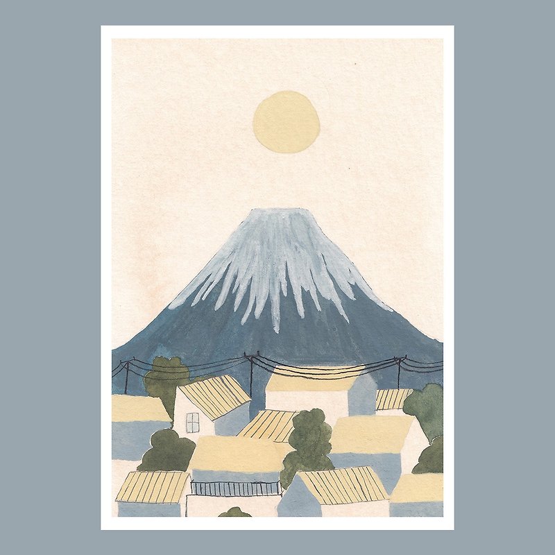 富士山　ポストカード - カード・はがき - 紙 