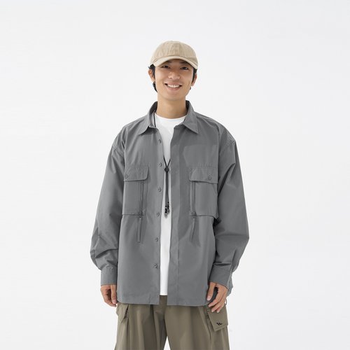 TOPBASICS. TopBasics 日系雙口袋工裝襯衫