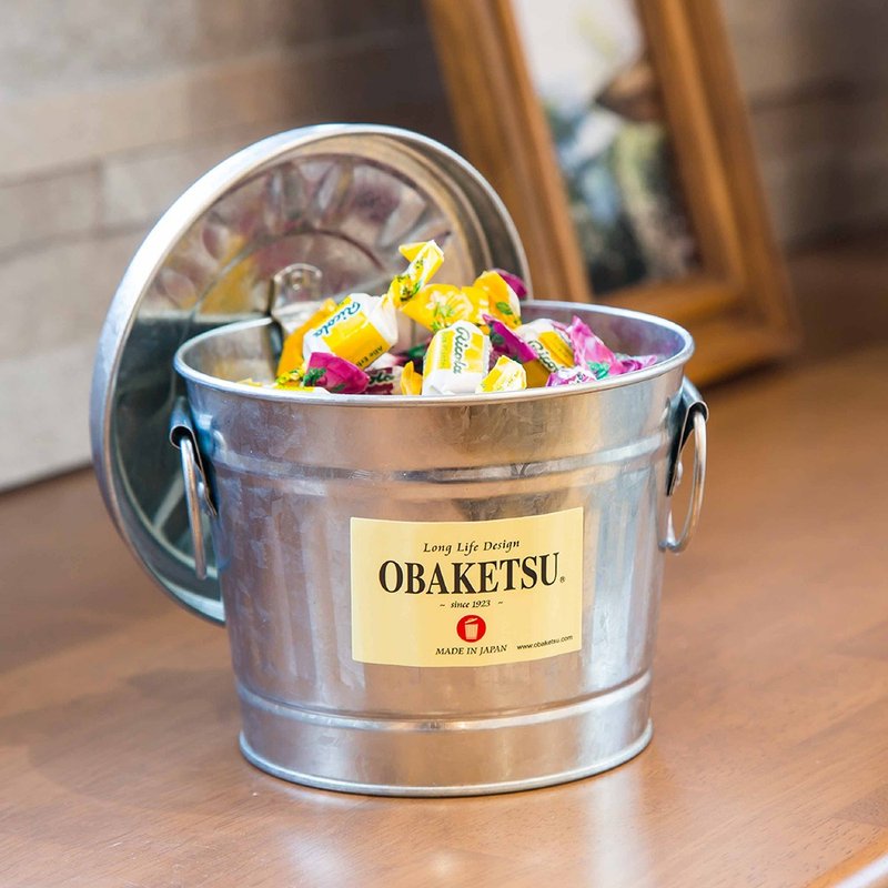 日本渡邊金屬 OBAKETSU 手工製多功能迷你桶 1L  2入組 - 居家收納/收納盒/儲物盒 - 其他金屬 