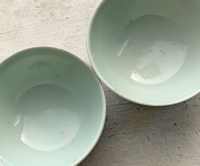 【青白磁杯】 清　磁器　青磁 中国清三代青白磁蝋花草盃 - ショップ REWENTUNG ワイングラス