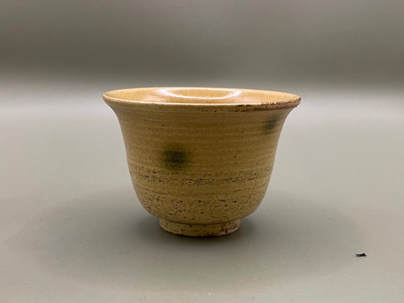 黄瀬戸の湯呑み 9cm - 茶壺/茶杯/茶具 - 陶 黃色