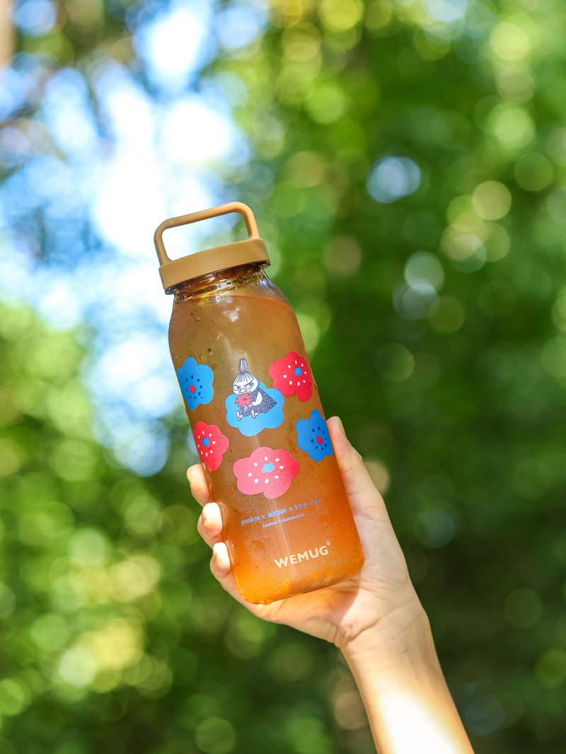 【Pinkoi x Moomin x SOU・SOU】620ml 提式隨行輕水瓶 - 水壺/水瓶 - 塑膠 多色
