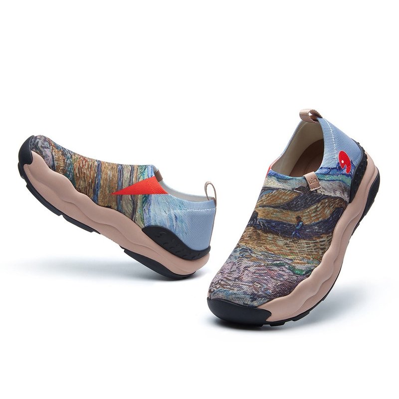 【Uin】Spanish original design | Van Gogh-Farmer in the Fields 3 Toledo 11 Painted Hugh - Women's Casual Shoes - Other Materials Multicolor