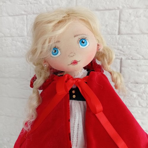 赤ずきんちゃんの頭巾＊ぬいぐるみ服＊ぬい服＊16cmぬいぐるみ用
