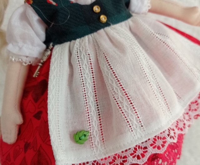 ハーマン　赤ずきんちゃん　⭐︎値下げ交渉可⭐︎ インテリア赤ずきん人形、コレクターへのギフト、手作り人形
