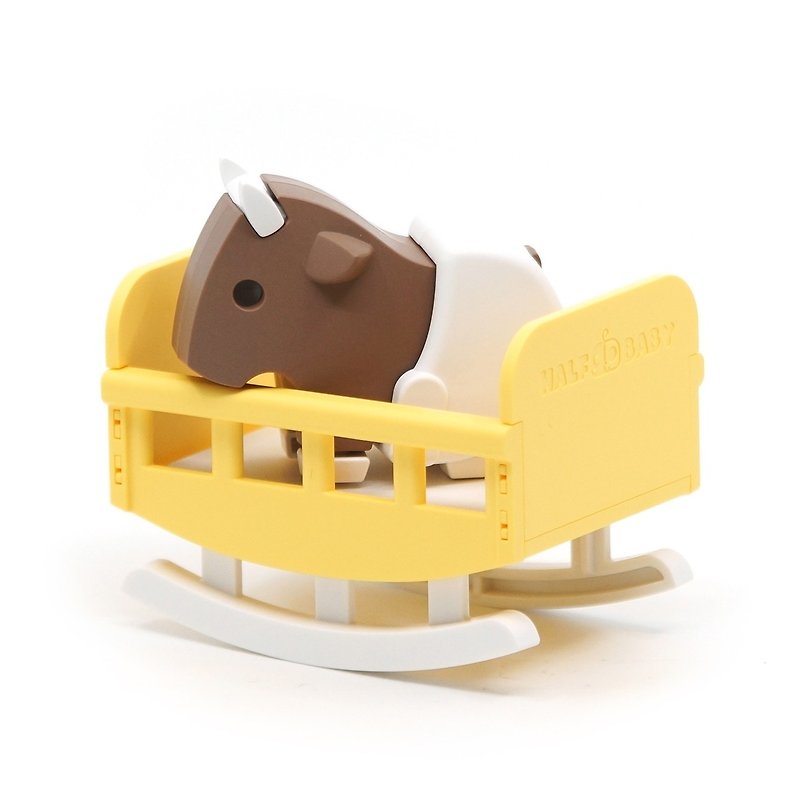 Halftoys Baby Animal BisonSTEAM教育玩具 - 置物 - プラスチック 多色