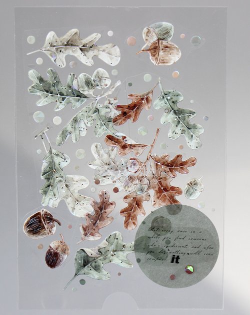 海外 PETテープ マスキングテープ しゃぼんだまと雪の結晶 青い雪の結晶とティーポット / PET・マスキングテープ