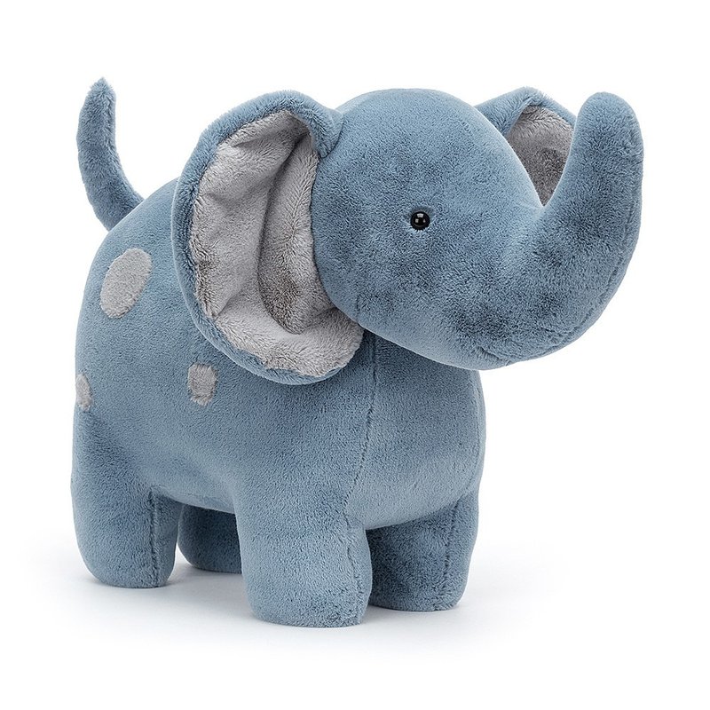 寶寶大玩偶 -大象 Big Spottie Elephant 30cm - 公仔/玩偶 - 聚酯纖維 藍色