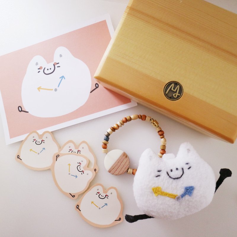 [Clock Mi] You have your own timeline. Don’t worry. Mi’s hand-made puppets are customized gifts. - พวงกุญแจ - วัสดุอื่นๆ 