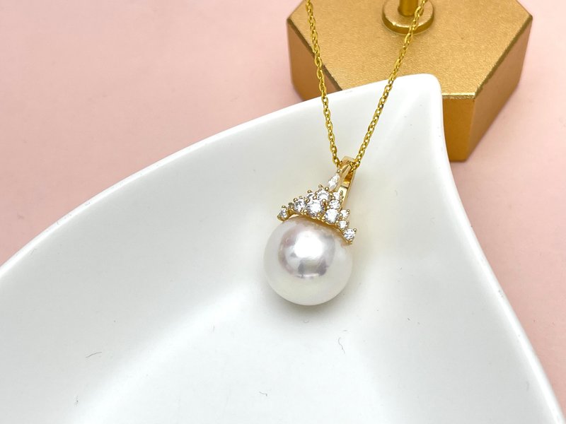 雪の女王 天然淡水パール 純銀 万能フックペンダント ネックレス付き - ネックレス - 真珠 ホワイト