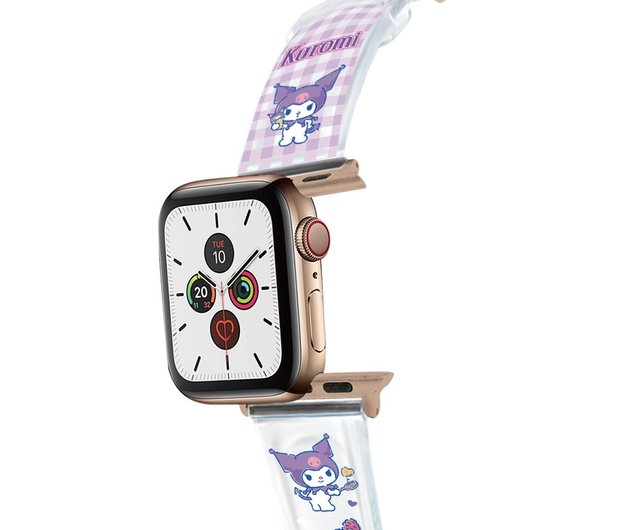 三麗鷗系列酷洛米Apple Watch PVC 果凍透明錶帶KU 馥郁莓果- 設計館