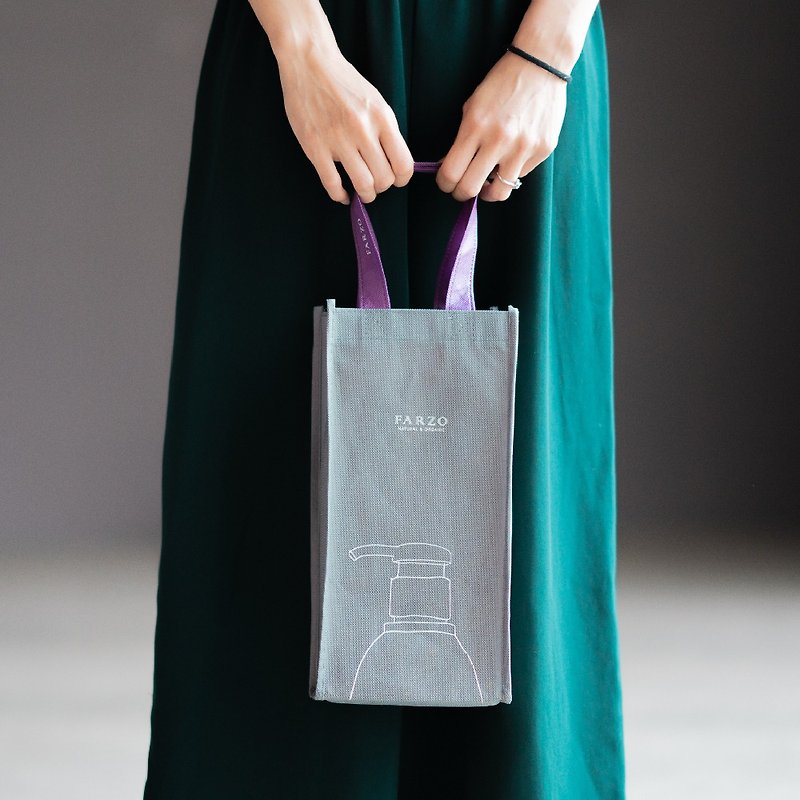 Additional purchase-FARZO brand environmental protection bag (long) - Handbags & Totes - Eco-Friendly Materials Gray