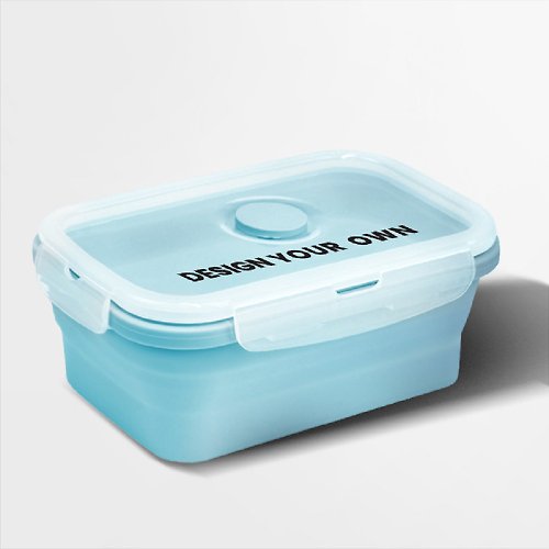 KUSDOM 輕鬆客製 生活百貨 矽膠摺疊餐盒/50個丨便攜戶外伸缩碗丨上班族午餐盒丨矽膠餐具