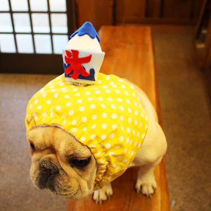Chilled dog Zura * Yellow- * Shaved ice (Blue Hawaii) - Clothing & Accessories - Wool Yellow