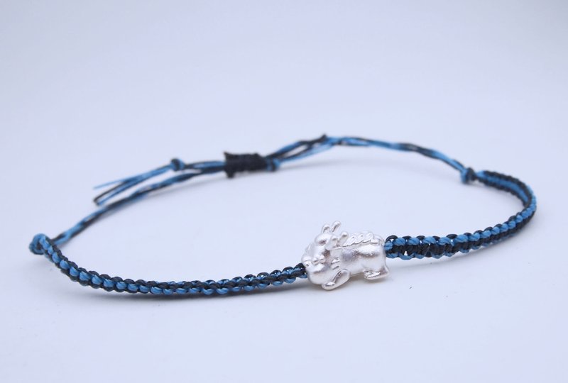 Blue sterling silver bracelet - Bracelets - Silver Blue