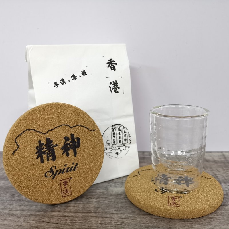 【精神】杯墊 - 杯墊 - 軟木/水松木 