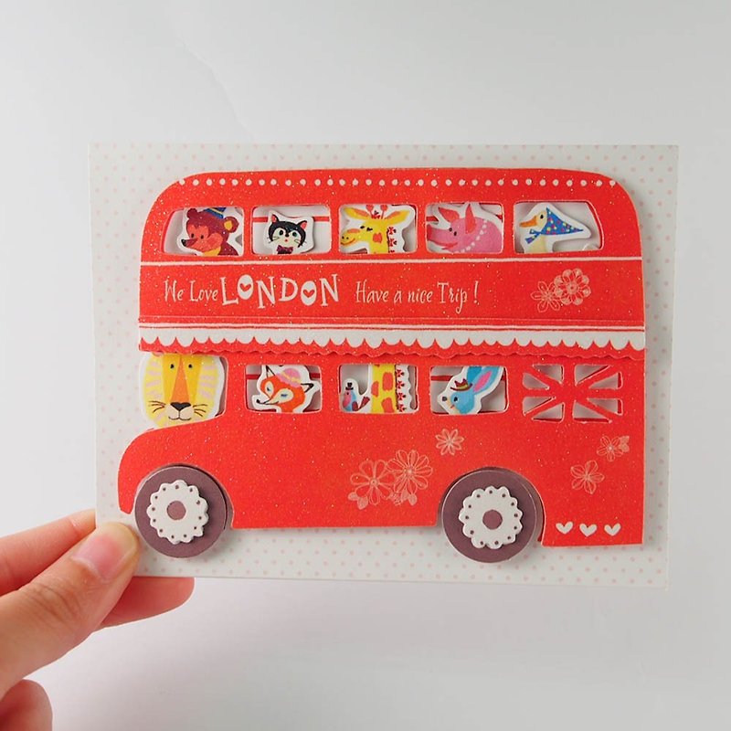 I wish you a smooth journey [JP Normal Card] - Cards & Postcards - Paper Red