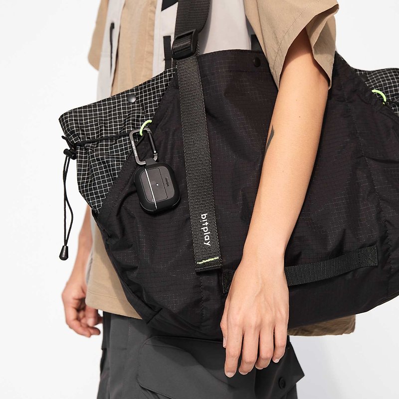 【bitplay】20L lightweight tote bag - Handbags & Totes - Other Materials Black